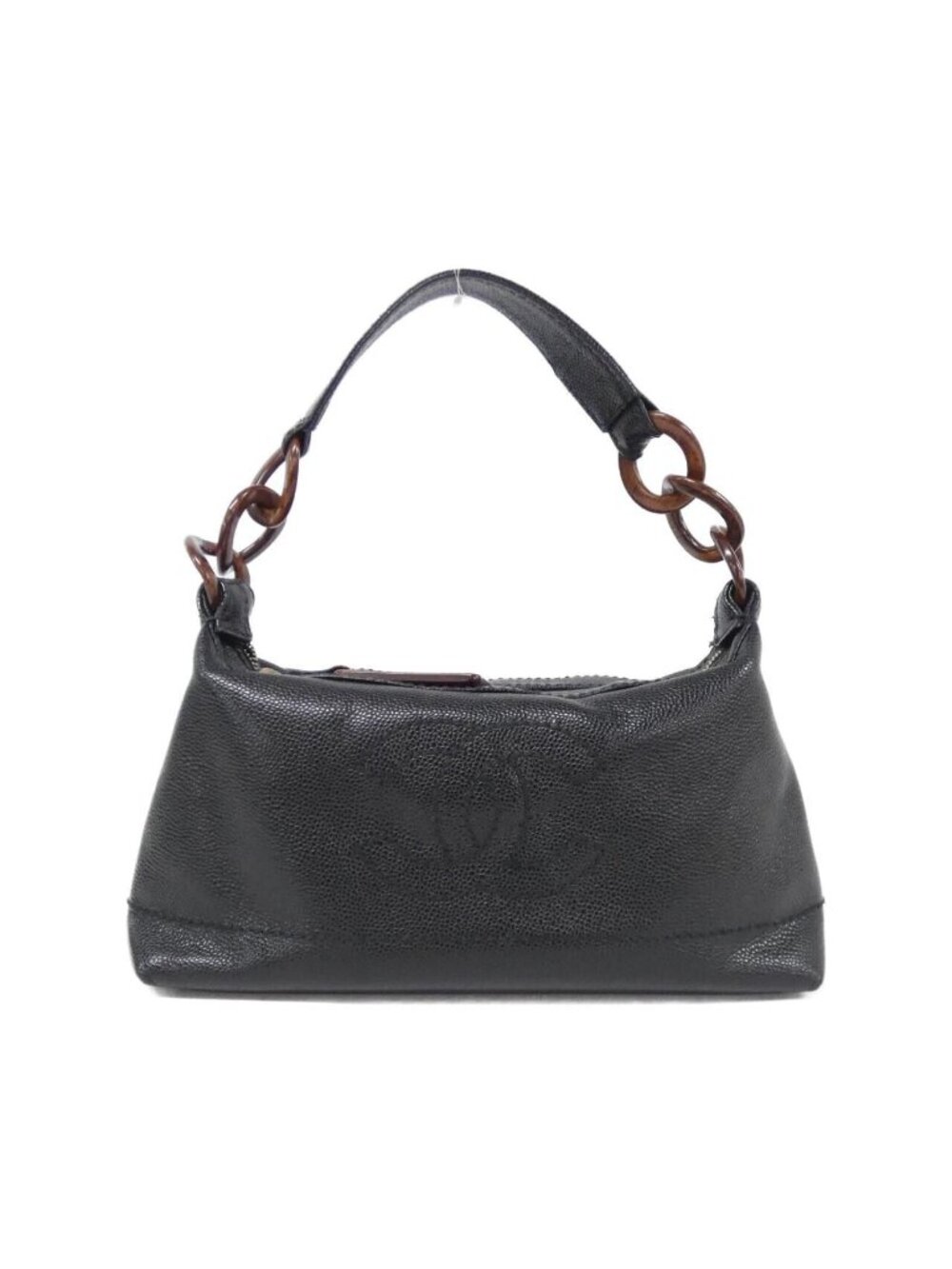 Chanel Vintage Bag Handbag Black